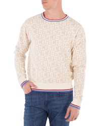 Gcds - Intarsia-Knit Logo Jumper - Lyst