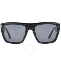 Tom Ford - Alberto Polarized Smoke Browline Sunglasses Ft1077-n 01d 55 - Lyst