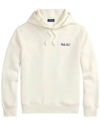 Polo Ralph Lauren - Polo Bear Logo Fleece Hoodie - Lyst