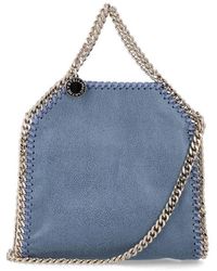 Stella McCartney - Falabella Tiny Tote Bag Feder Polyester - Lyst