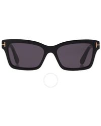 Tom Ford - Mikel Smoke Cat Eye Sunglasses Ft1085 01a 54 - Lyst