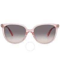Kate Spade - Grey Shaded Pink Cat Eye Sunglasses Kristina/g/s 035j/ff 54 - Lyst