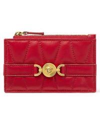 Versace - Medusa 95 Quilted Nappa Card Holder - Lyst