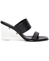 McQueen - Shard Leather Sandals, Brand Size 35 Us - Lyst