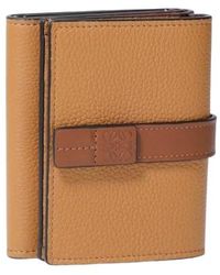 Loewe - Trifold Calfskin Wallet - Lyst