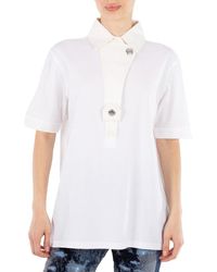 Burberry - Ladies Cotton Polo Shirt - Lyst