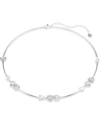 Swarovski - Idyllia Heart With Arrow Necklace - Lyst