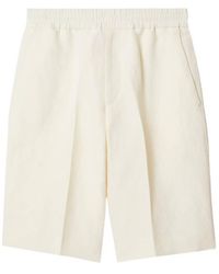 Burberry - Canvas Tailored Shorts, Brand Size 52 Waist - Lyst