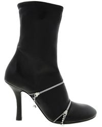 Burberry - Sleek Leather Ankle Boots For - Lyst