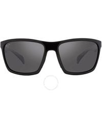 Maui Jim - Makoa Neutral Grey Wrap Sunglasses - Lyst