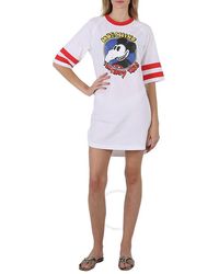 Moschino - Mickey Rat Print Shirt Dress - Lyst