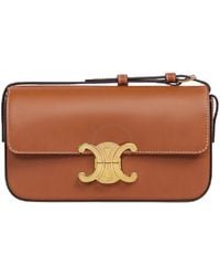Celine Triomphe Canvas Bonnie Zaino in Black | Lyst