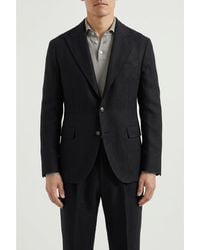 Brunello Cucinelli - Wool Linen Suit, Brand Size 46 (Us - Lyst