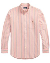 Polo Ralph Lauren - Striped Custom Fit Oxford Shirt - Lyst