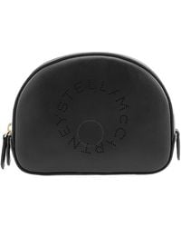 Stella McCartney - Leather Logo Cosmetic Case - Lyst