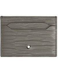 Montblanc - 4810 Leather Card Holder 5Cc - Lyst