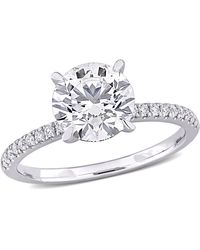 Created Forever - 2 1/6Ct Tw Lab-Grown Diamond Solitaire Engagement Ring - Lyst