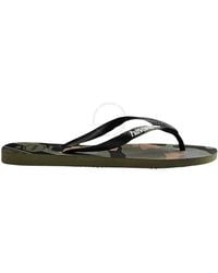 Havaianas - Top Camo Open-Toe Flip Flops, Brand Size 39/40 (M W 9/10) - Lyst