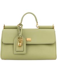Dolce & Gabbana - Pastel Green Leather My Sicily Handbag - Lyst