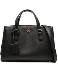 Michael Kors - Small Chantal Leather Messenger Bag - Lyst