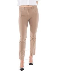 Max Mara - Fatina Cotton And Viscose Trousers, Brand Size 42 Us - Lyst