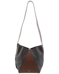 Max Mara - Deer-Print Leather Medium Bucket Bag - Lyst