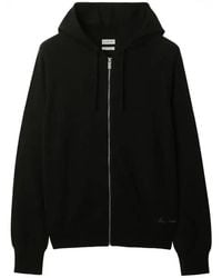 Burberry - Cashmere Zip-Fastening Hoodie - Lyst