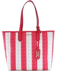 Michael Kors - Eliza Large Striped Tote Bag - Lyst