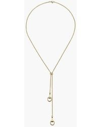 Gucci - Horsebit Pendant Necklace - Lyst