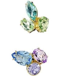 Swarovski - Gema Asymmetrical Crystal Earrings - Lyst