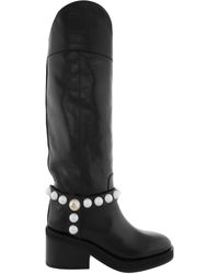 Jimmy Choo - Tonya/A 70 Embellished Knee-High Boots, Brand Size 39 Us - Lyst