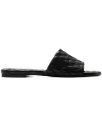 Burberry - Quilted Leather Slides, Brand Size 38.5 Us - Lyst