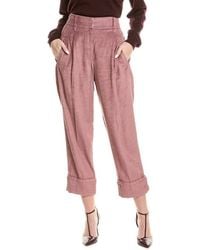 Brunello Cucinelli - Cropped Wide Leg Trousers, Brand Size 42 (Us - Lyst