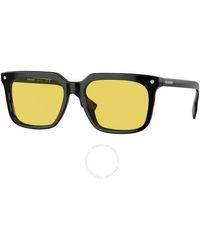 Burberry - Yellow Square Sunglasses Be4337f 300185 56 - Lyst