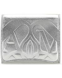 McQueen - Logo-Detailed Leather Wallet - Lyst