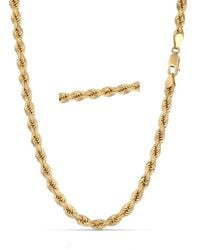Kylie Harper - 14K Thick/Heavy 5Mm Diamond-Cut Rope Chain Necklace - Lyst
