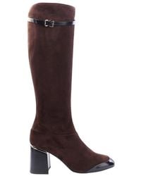 Tod's - Tod's 70Mm Suede Knee Boots - Lyst