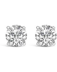 Haus of Brilliance - 14K 7.00 Cttw Round Cut Lab Grown Diamond Classic 4-Prong Stud Earrings With Screw Backs - Lyst