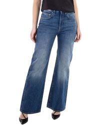 Rabanne - Paco Embellished Dark Denim Stone Jeans - Lyst