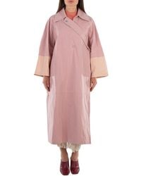 Jil Sander - Crop Sleeved Mid-Length Trench Coat, Brand Size 36 (Us Size 4) - Lyst