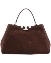 Tory Burch - Eleanor Suede Satchel Bag - Lyst
