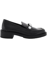 Stuart Weitzman - Portia Bold Leather Loafers, Brand Size 36 Us - Lyst