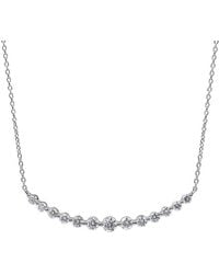 Brilliant Diamond - 14Kt 1.00 Carat Lab Grown Diamond Pendant Necklace For - Lyst