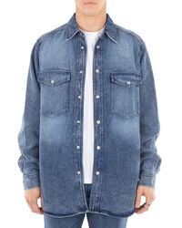 Isabel Marant - Tailly Flowy Denim Shirt - Lyst