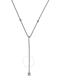 Roberto Coin - 18k Gold Y Diamond Necklace 0.40 Cttw - Lyst
