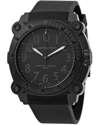 Hamilton Khaki Below Zero Auto Titanium Dial Watch - Black