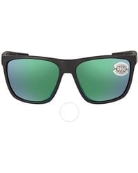 Costa Del Mar - Cta Del Mar Ferg Xl Green Mirror Polarized Glass Sunglasses  901202 62 - Lyst