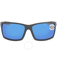 Costa Del Mar - Reefton Blue Mirror Polarized Glass Sunglasses Rft 98 Obmglp 64 - Lyst