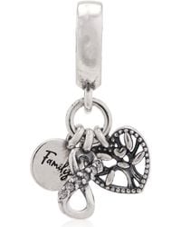 PANDORA - Family Infinity Triple Dangle Charm - Lyst