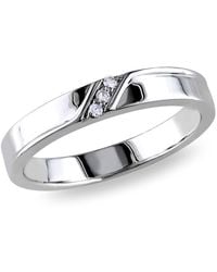 Amour - Diamond 3-Stone Ring - Lyst